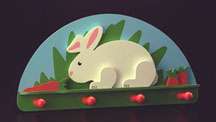 Rabbit Coat Rack Baby Gift