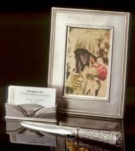 Victoria and Albert Pewter Picture Frame