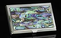 Abalone Business Card Case