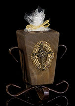Jeweled Cross Renaissance Candle Holder