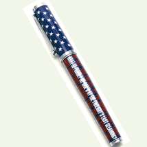 Proudly She Waives American Flag Pen