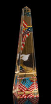 Scott Potter Gold Leaf Federal 12" Obelisk