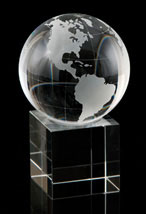 Crystal Cube Globe