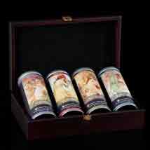 Mucha's Four Seasons Herbal Tea Set