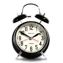Ebony Nightgloss Alarm Clock