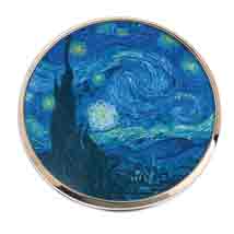 Van Gogh Starry Night Mirror Compact