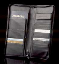Passport/Document Case - Open