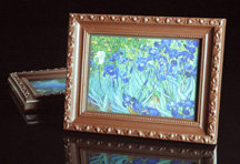 Chocolate Framed Van Gogh Iris
