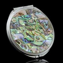 Abalone Mirror Compact