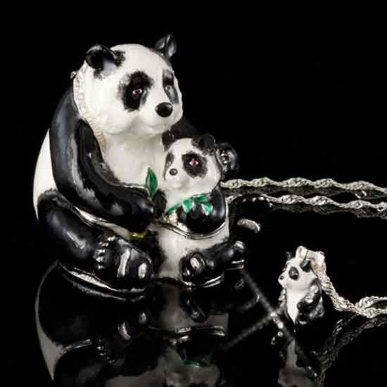 Cute Baby Panda Necklace