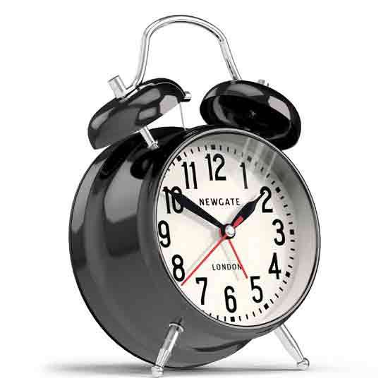 Ebony Nightgloss Alarm Clock