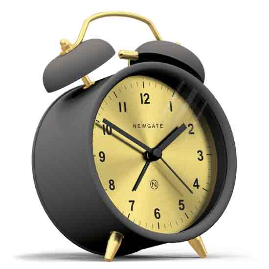 Golden Face Alarm Clock