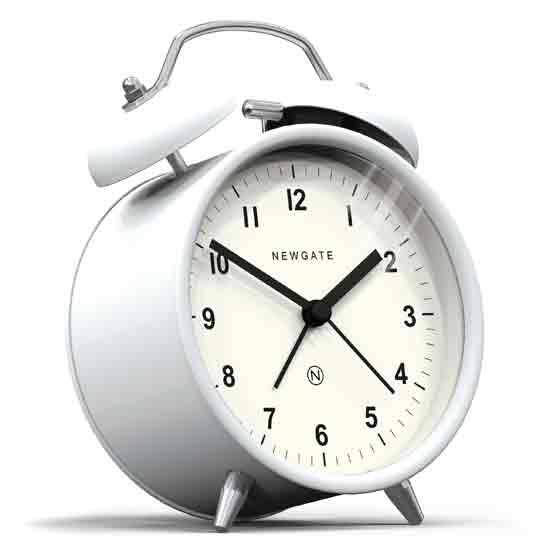 Whipped Cream White Alarm Clock