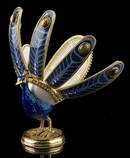 Elegant Peacock Egg